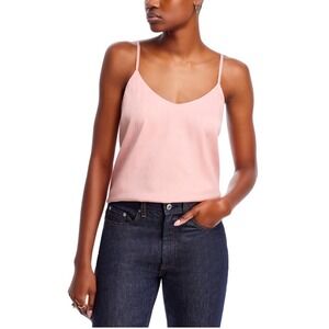 Koko + Mason Blush Pink Sleeveless Cami Top Scoop Neck Adjustable Straps Large